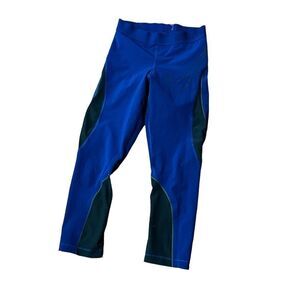 Nice Nike Pro Hypercool WOMEN size small blue and black leggings GOOD CONDITION